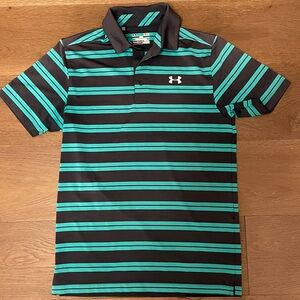 Under Armour NWOT Small Loose Heat Gear Short Sleeve Collared Golf Shirt Polo